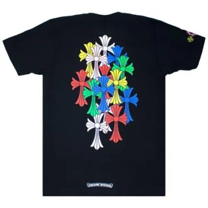 Chrome Hearts Cross Cemetery Tee Black Multicolor
