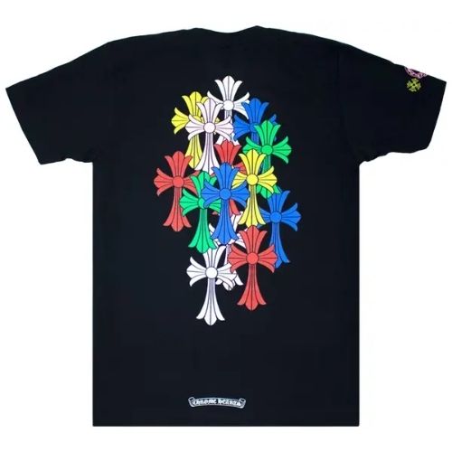 Chrome-Hearts-Cross-Cemetery-Tee-Black-Multicolor-2 Chrome Hearts Cross Cemetery Tee Black Multicolor