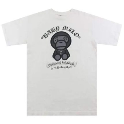 Chrome Hearts X Bape Baby Milo T-shirt White