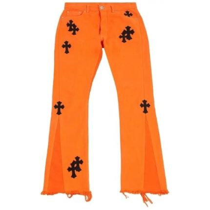 Chrome Hearts X Off-White Cross Denim Orange
