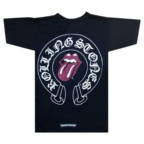 Chrome-Hearts-X-The-Rolling-Stones-T-shirt-Black-2 Chrome Hearts X The Rolling Stones T-shirt Black