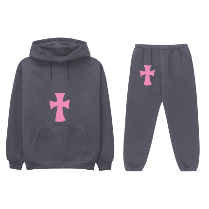 Chrome Hearts Drak Grey Tracksuit